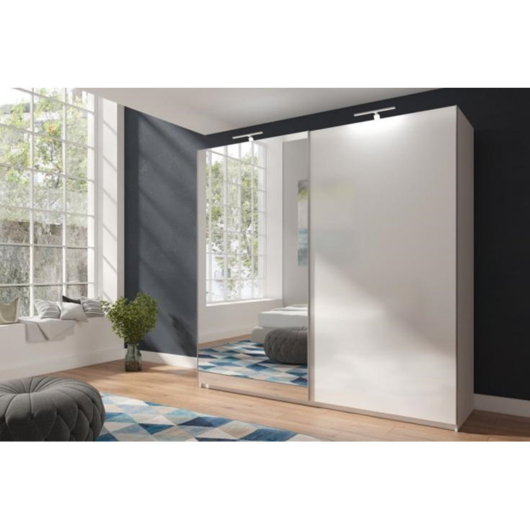 Wayfair mirrored wardrobe deals